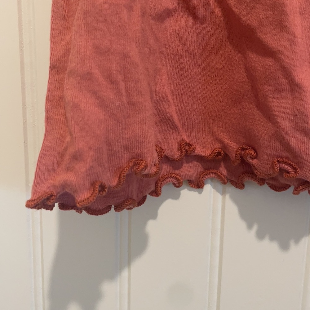 Brandy Melville cropped scallop pink tank J. Galt - Picture 4 of 4